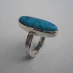 turquoise ring oval turquoi..