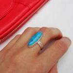 turquoise ring oval turquoi..