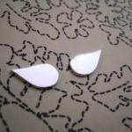 silver studs -free shipping..