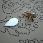 silver studs -free shipping..