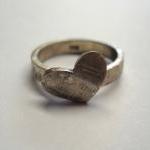heart ring - rustic - Reduc..