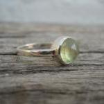 Prehnite ring rose cut preh..