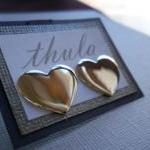 Big heart studs heart earri..
