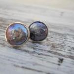 pearl studs freshwater pear..
