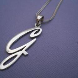 Personalized initial necklace letter necklace