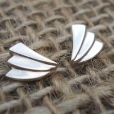 stylish silver studs